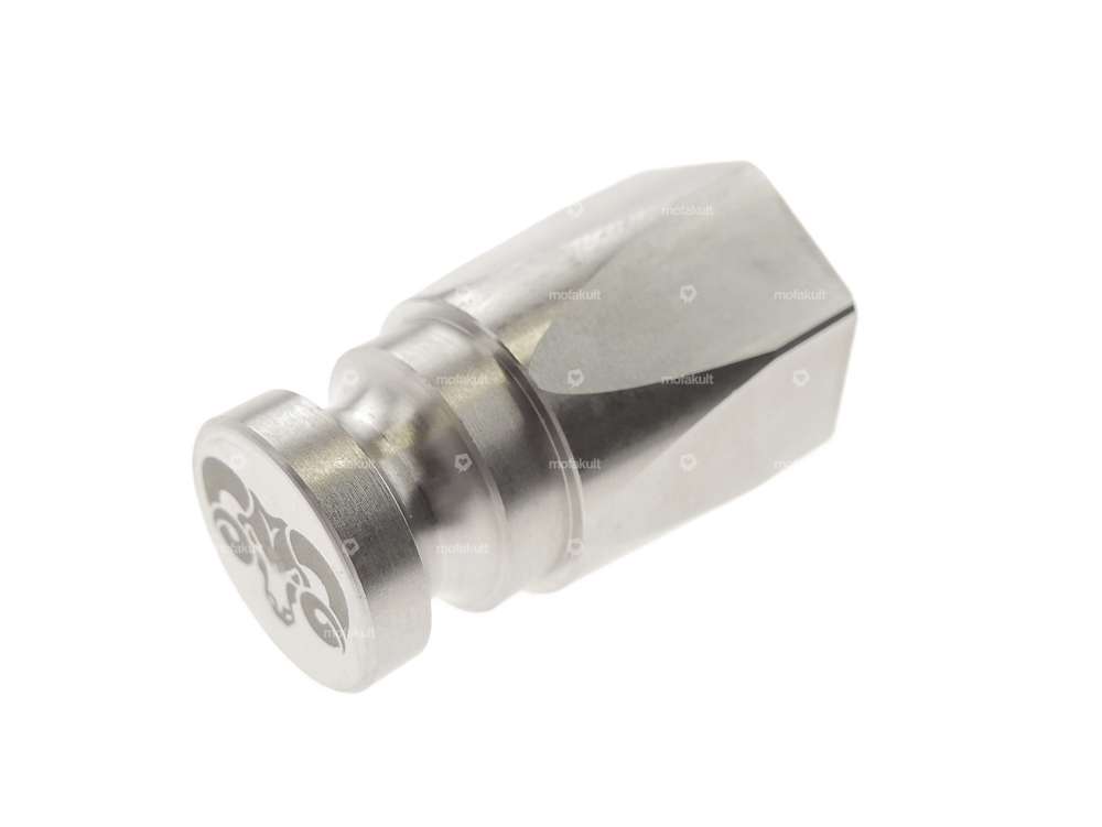 66HEROES mounting pin M10 license plate holder side stainless steel Carousel Image 1