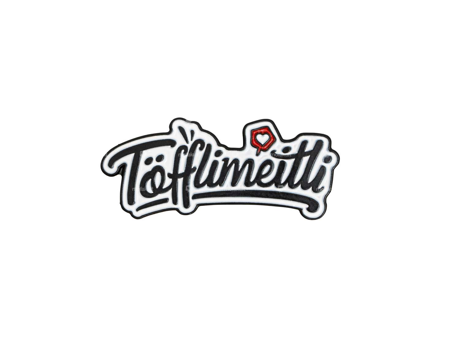 mk-Merch Pin «Töfflimeitli» 30 x 13 mm Carousel Image 1