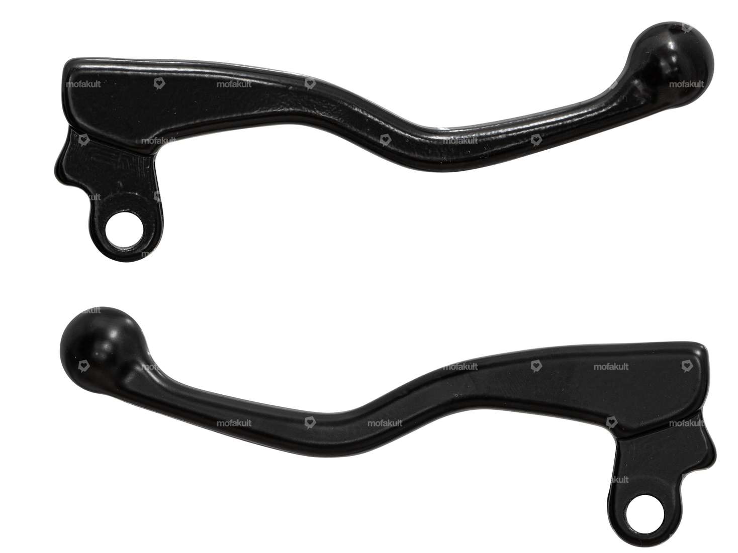 Lusito brake lever left / right aluminum flat black Carousel Image 1