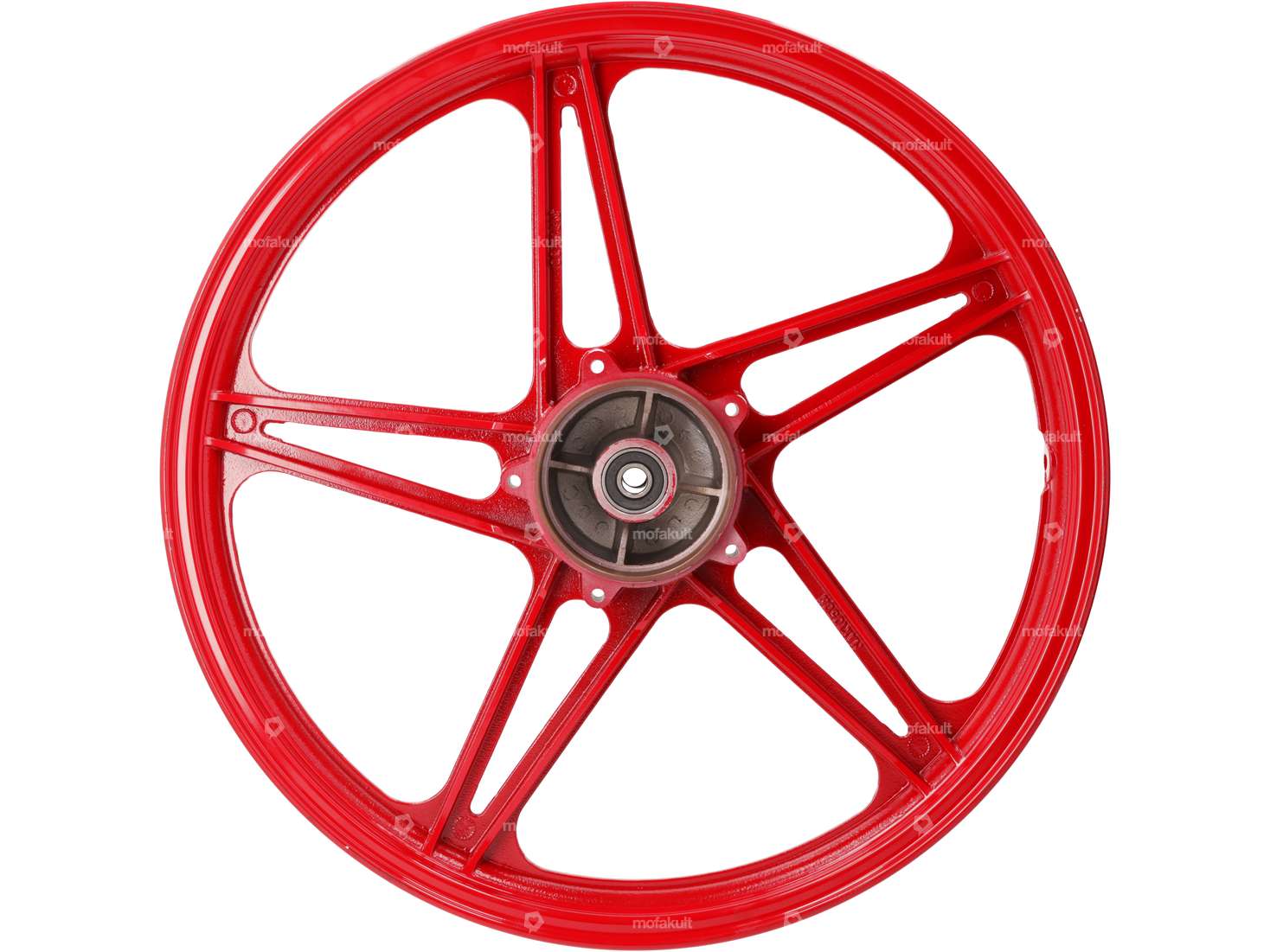 Wheel set 17" cast red (5 spokes) | Peugeot 103 Carousel Image 5