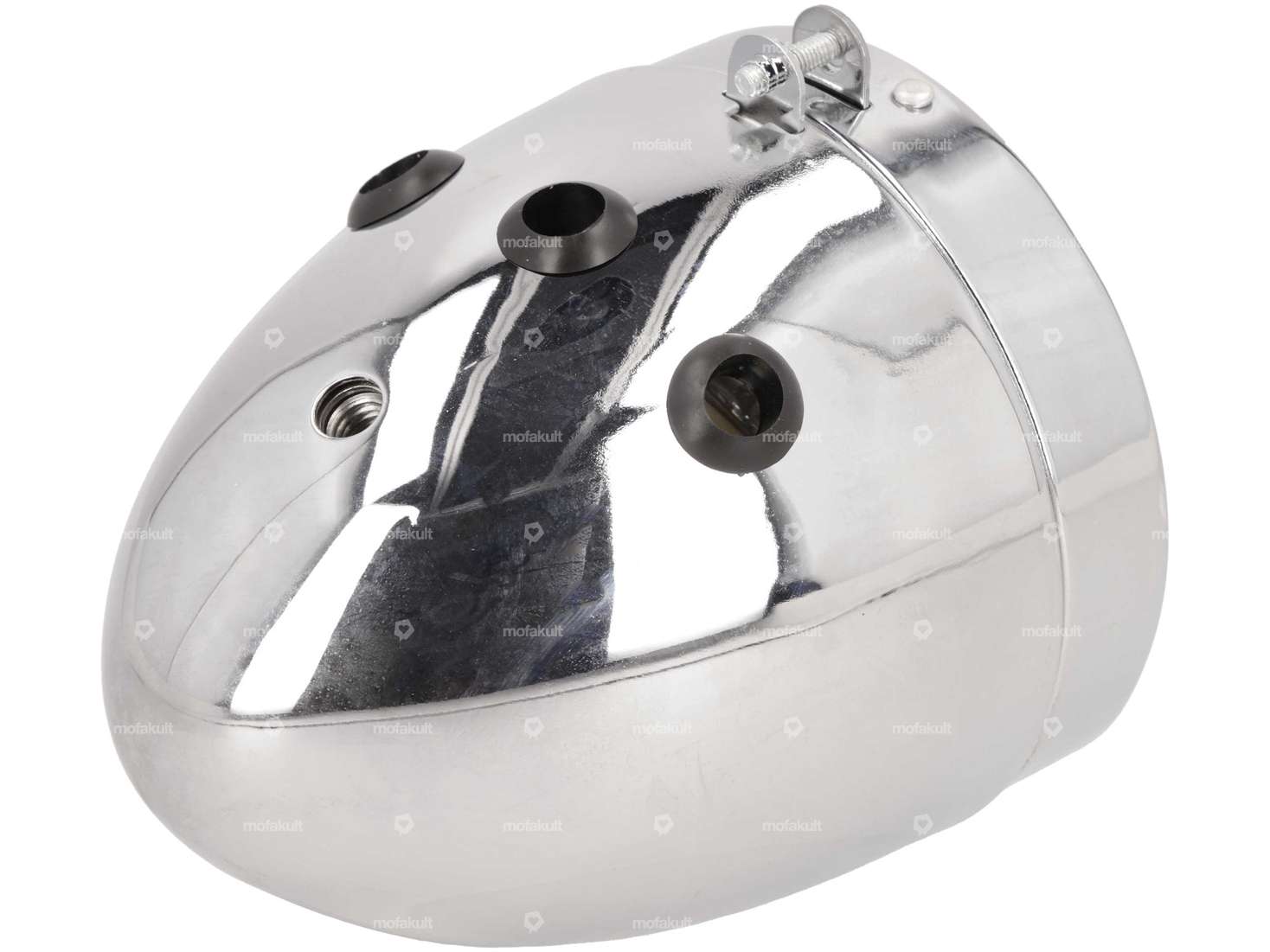 Eierlampe Ø 103 mm (mittige Befestigung) Chrom Carousel Image 3