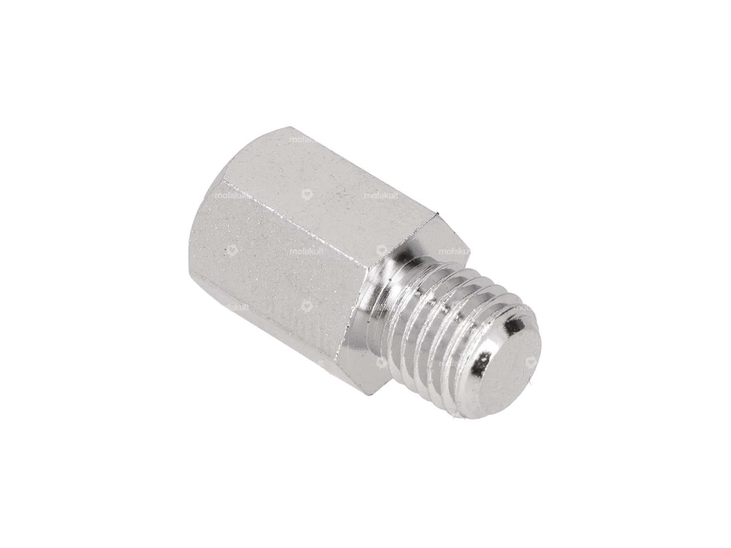 Adapter mirror mount M10 - M10 chrome Carousel Image 2