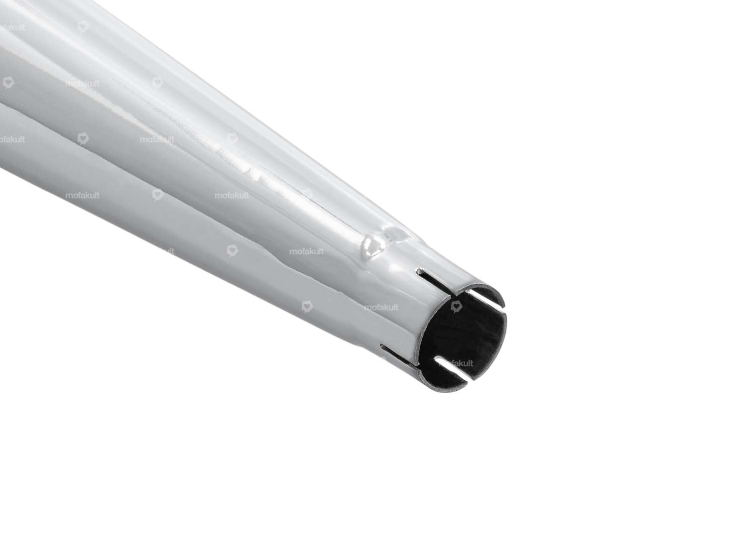 swiing® ingenious Endtopf Drag Pipe 45° Chrom Ø 28 / 70 mm Carousel Image 2