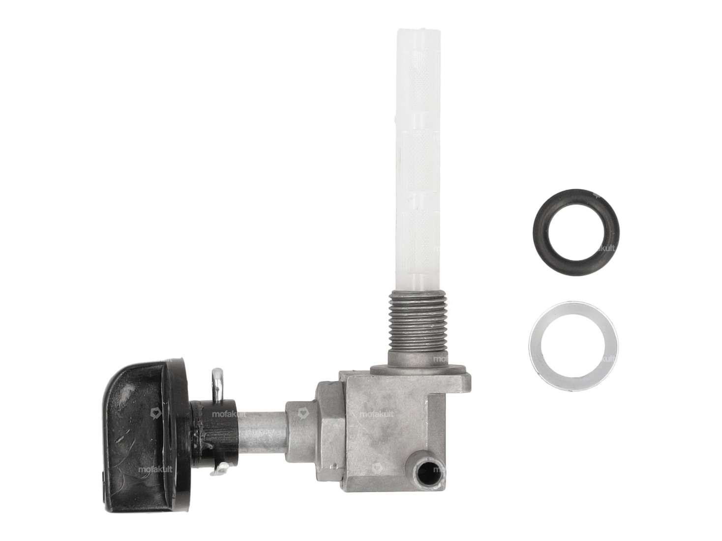 OMG fuel tap vertical M10x1 (to screw in) outgoing on the right Carousel Image 1