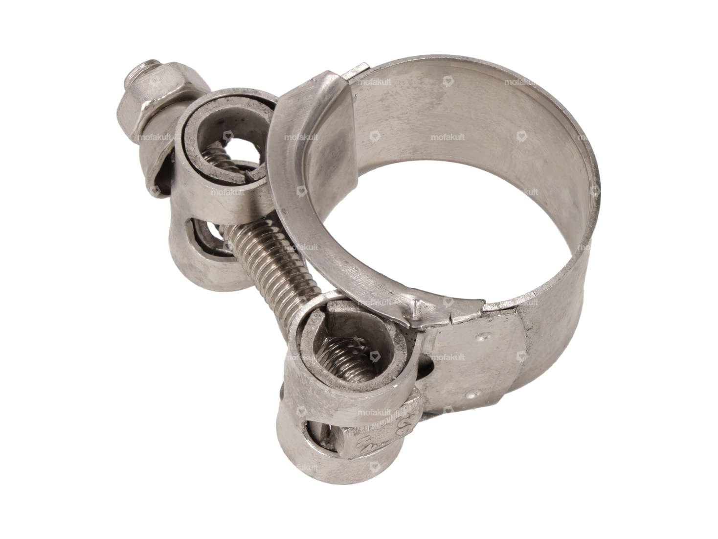 Schraubschelle 29 - 31 mm W4 massiv Inox Carousel Image 2