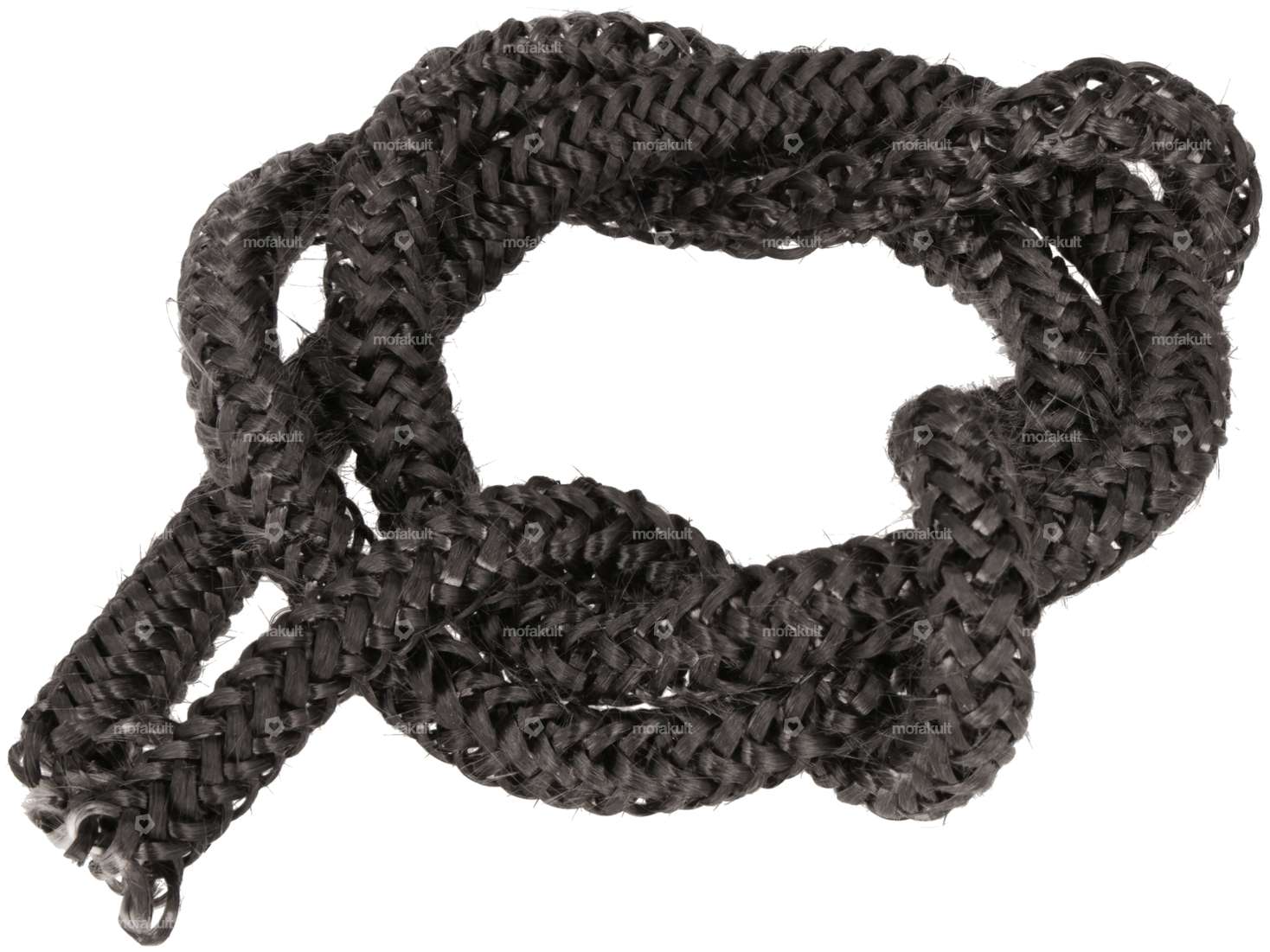 VITCAS Dichtschnur 10 mm Glasfaser weich schwarz (per Meter) Carousel Image 1