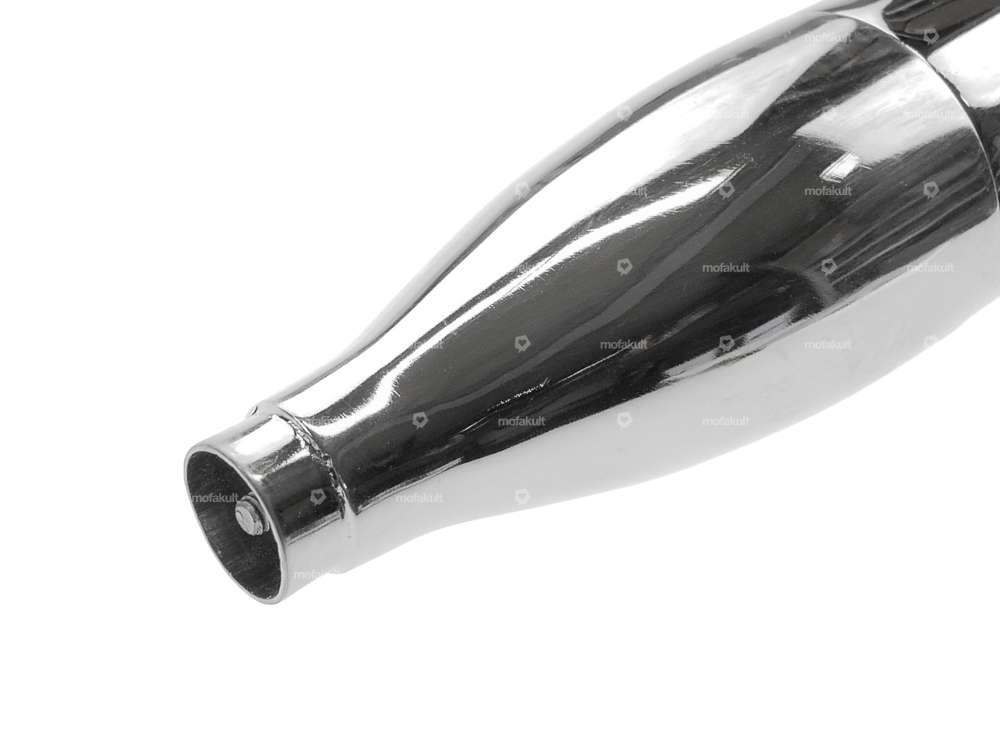 Flute exhaust Ø 26 / 60 mm chrome Carousel Image 2