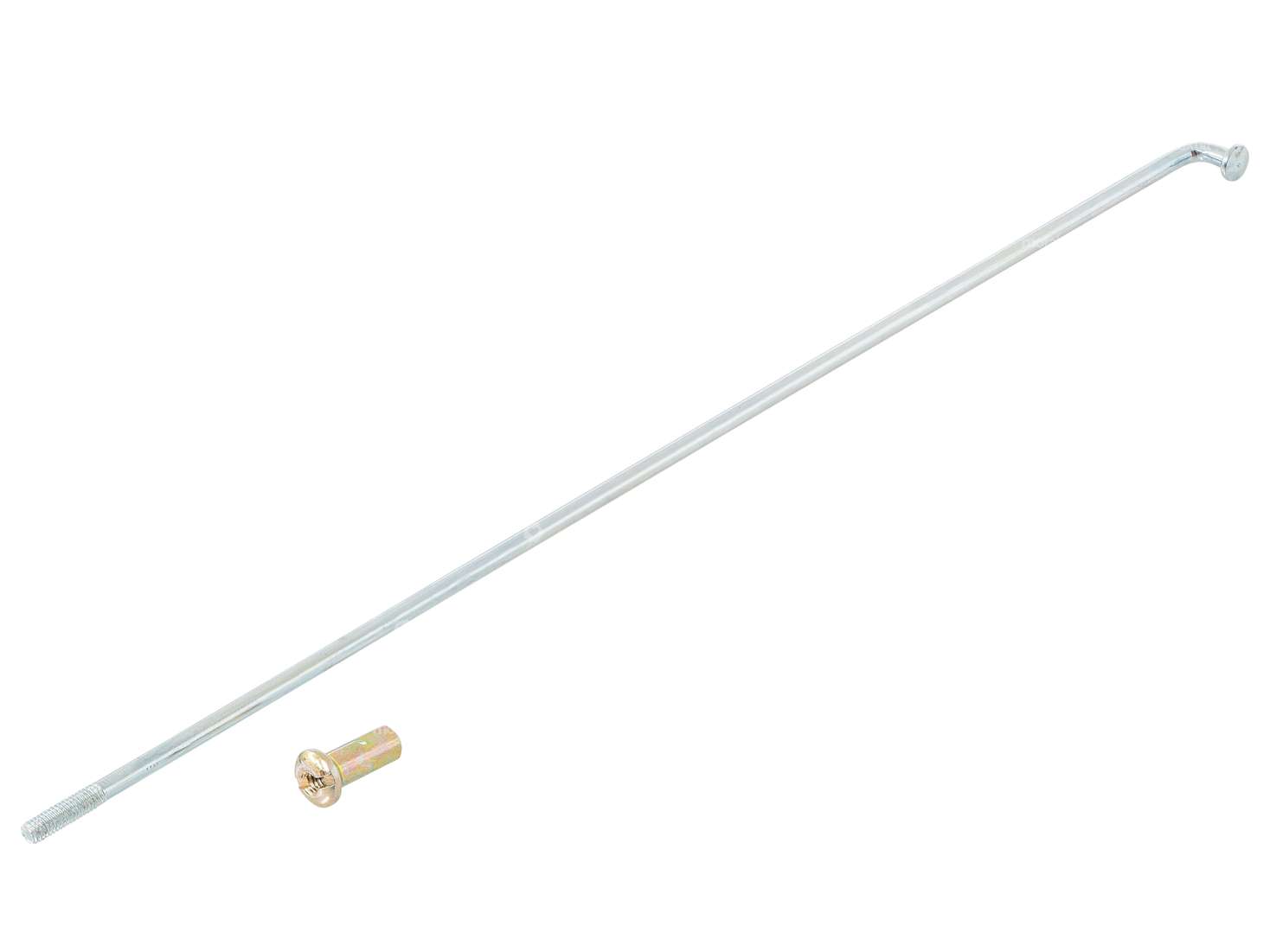 GPO 19" spoke single incl. nipple (2.9 x 212 mm) galvanized steel Carousel Image 1