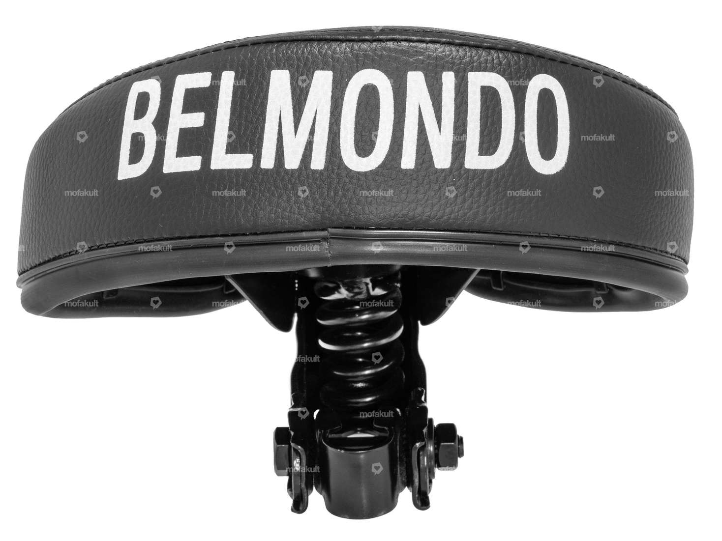 Sattel «BELMONDO» Schriftzug niedrig schwarz Carousel Image 3