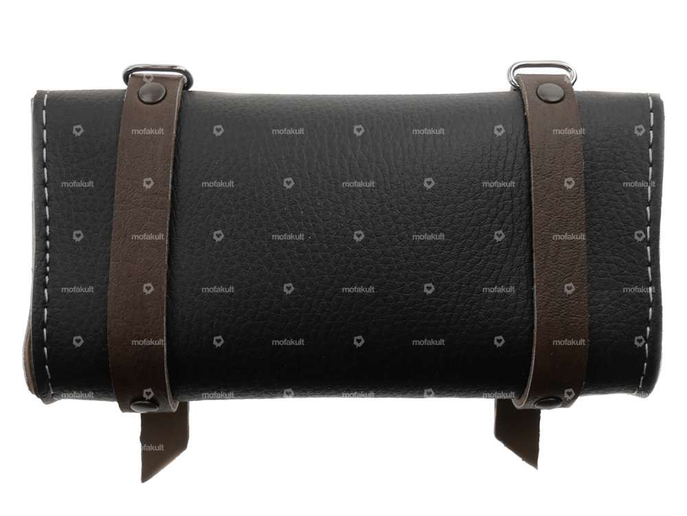 Saddle bag "Classic" black / dark brown Carousel Image 3