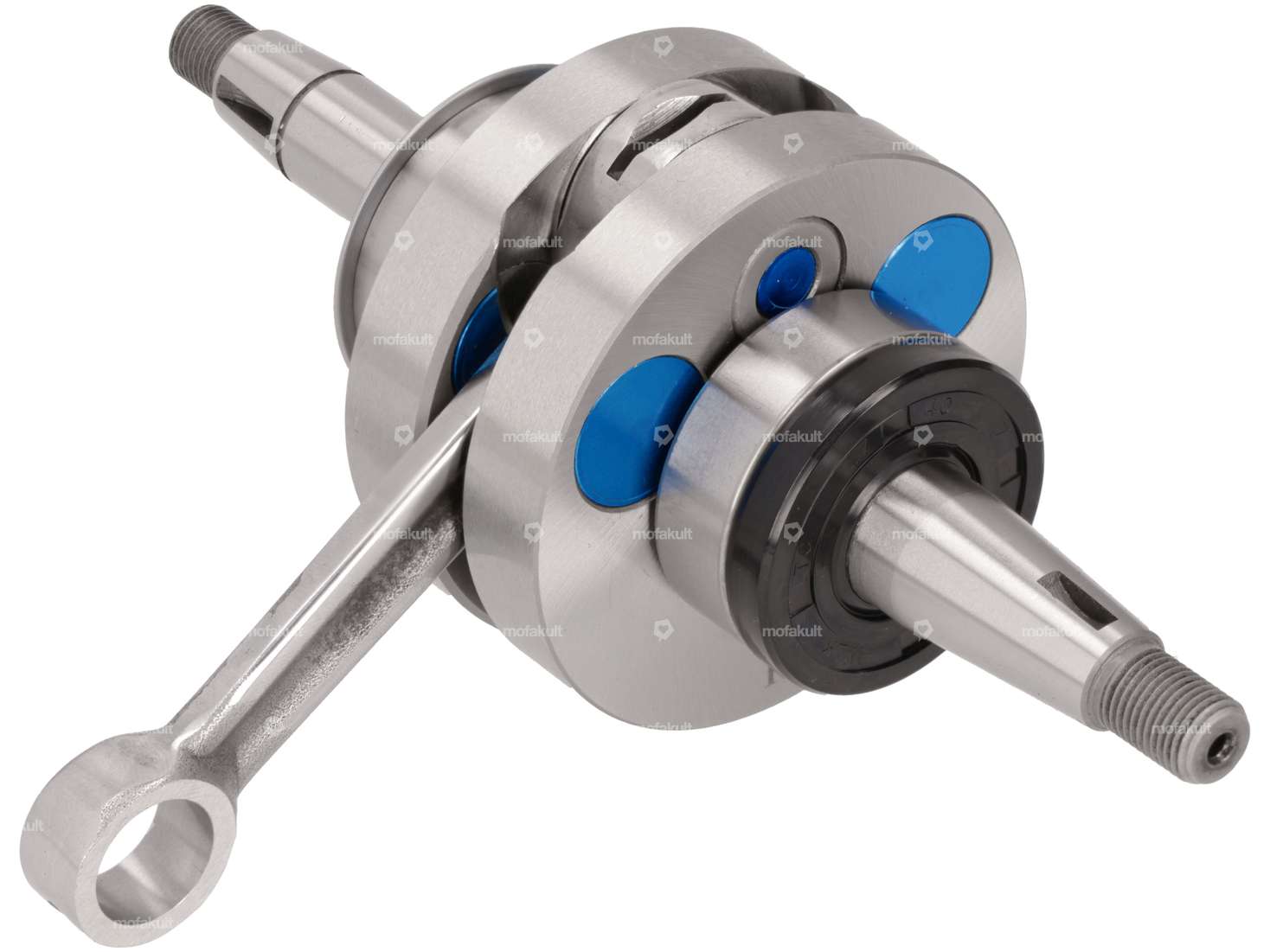 Rito Kurbelwelle Vollwangen mit aufgezogenen Lagern | Puch E50 Carousel Image 2