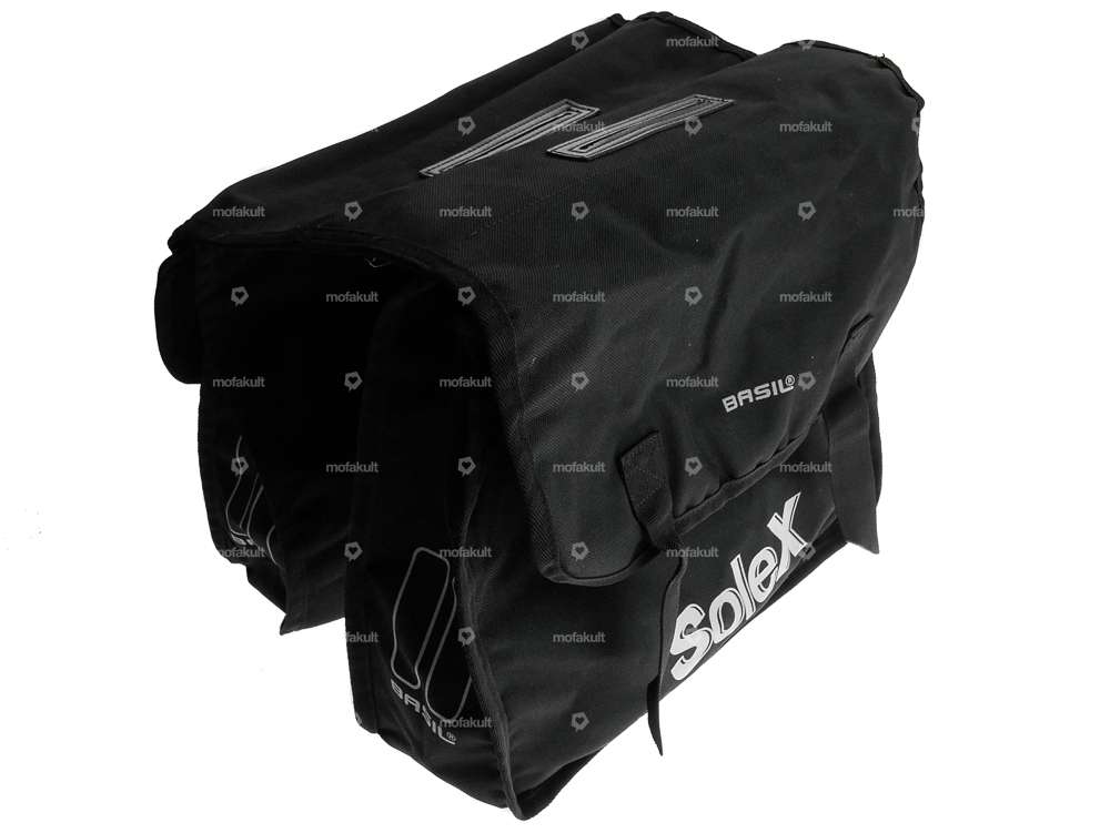 BASIL pannier Solex textile black Carousel Image 1