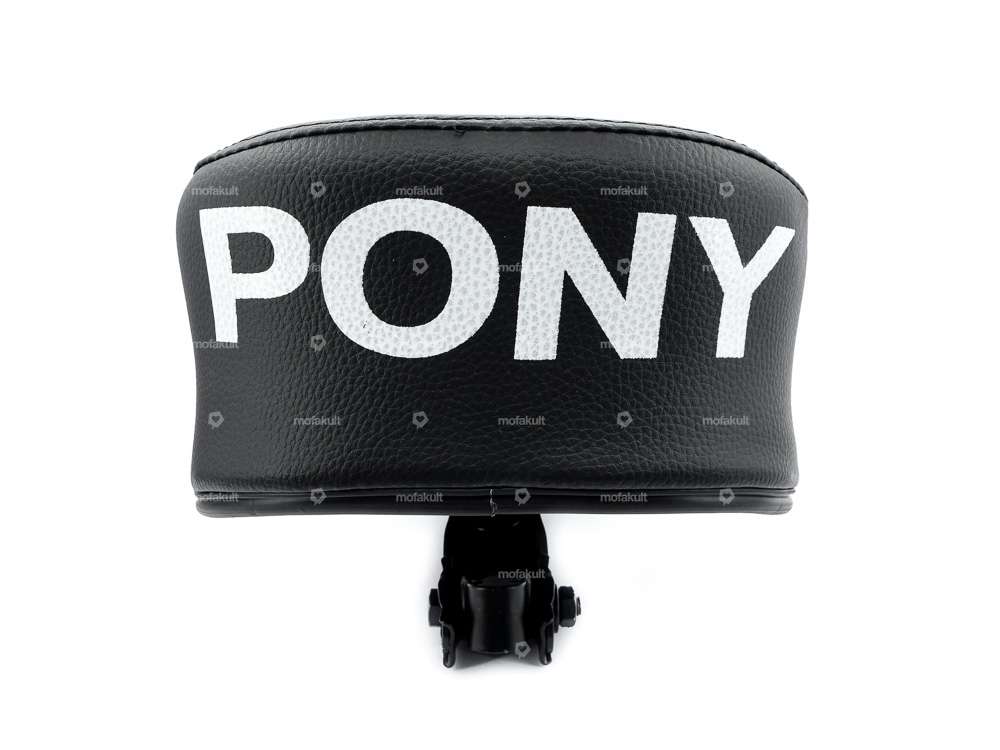 Saddle "PONY" lettering black Carousel Image 4