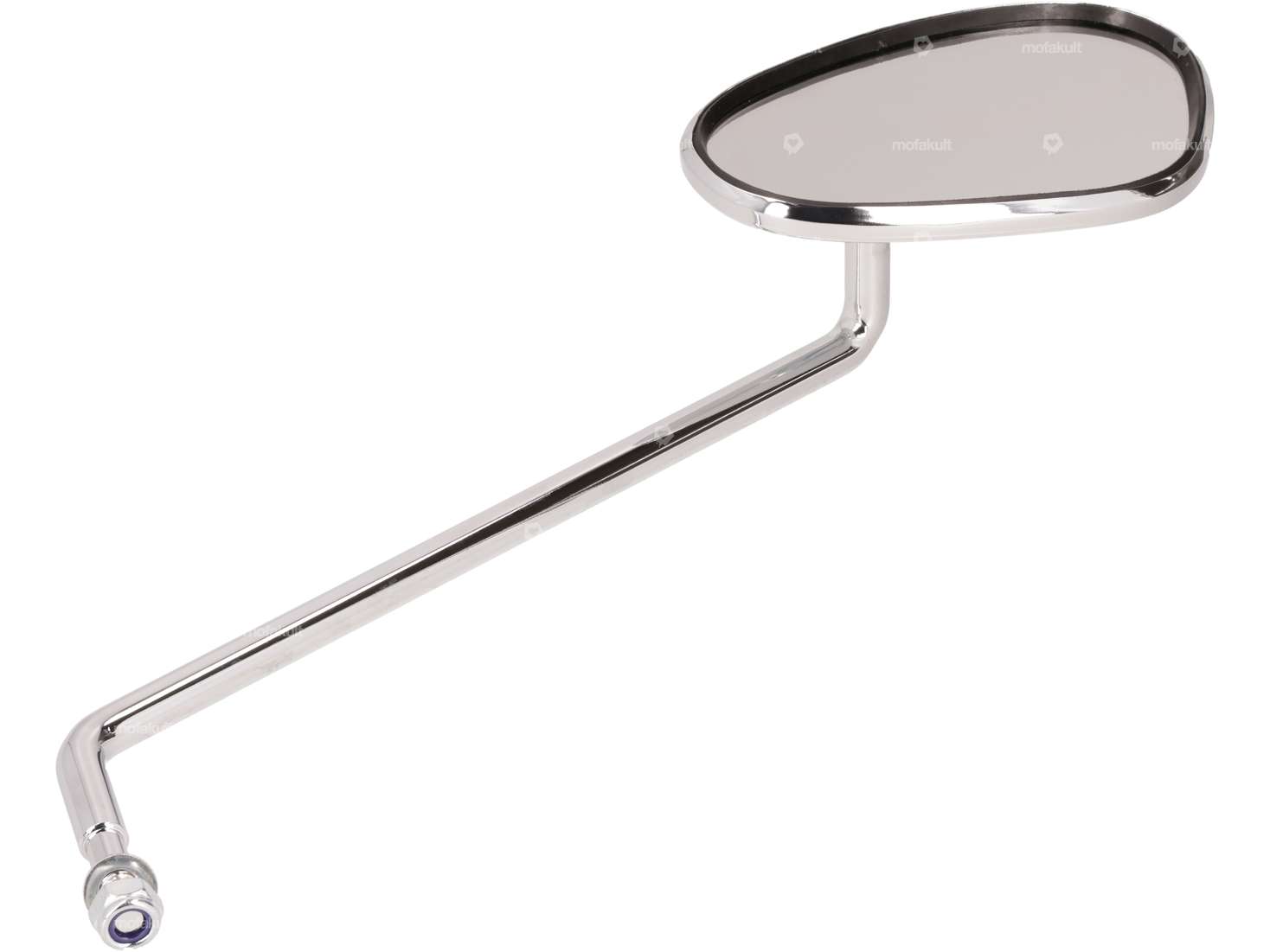 Bumm mirror oval right angled chrome Carousel Image 2