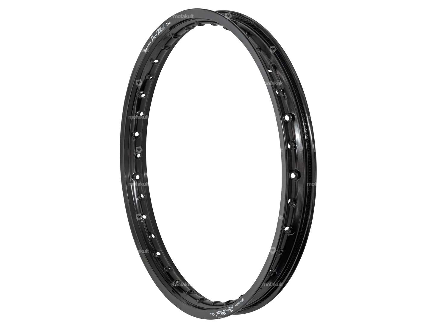 Felgenring 1.40 x 17" (49 mm) Alu schwarz eloxiert Carousel Image 1
