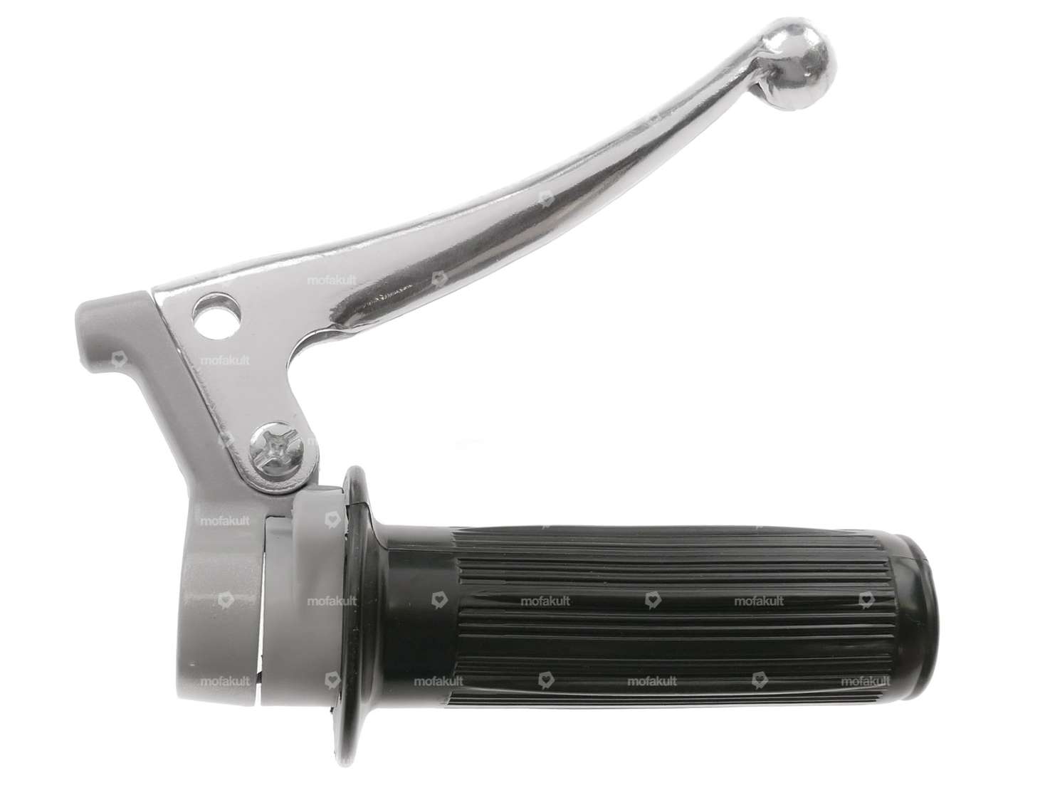 Gasdrehgriff Oldschool grau Carousel Image 1