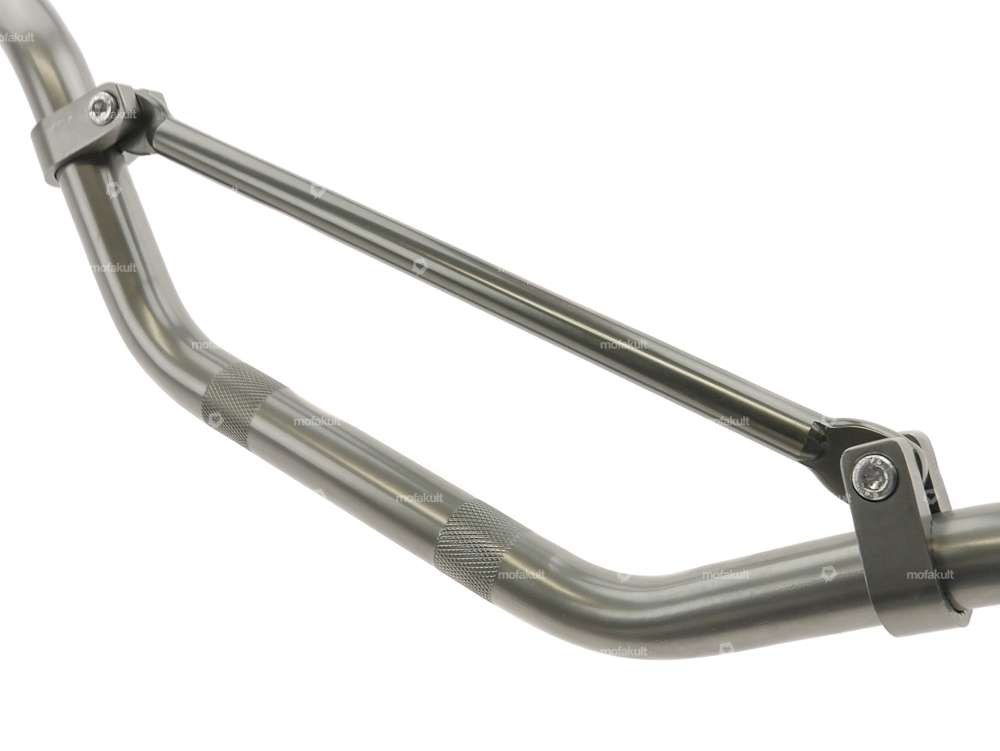 Tun'R racing handlebar fork plate 11 cm aluminum titanium look Carousel Image 2