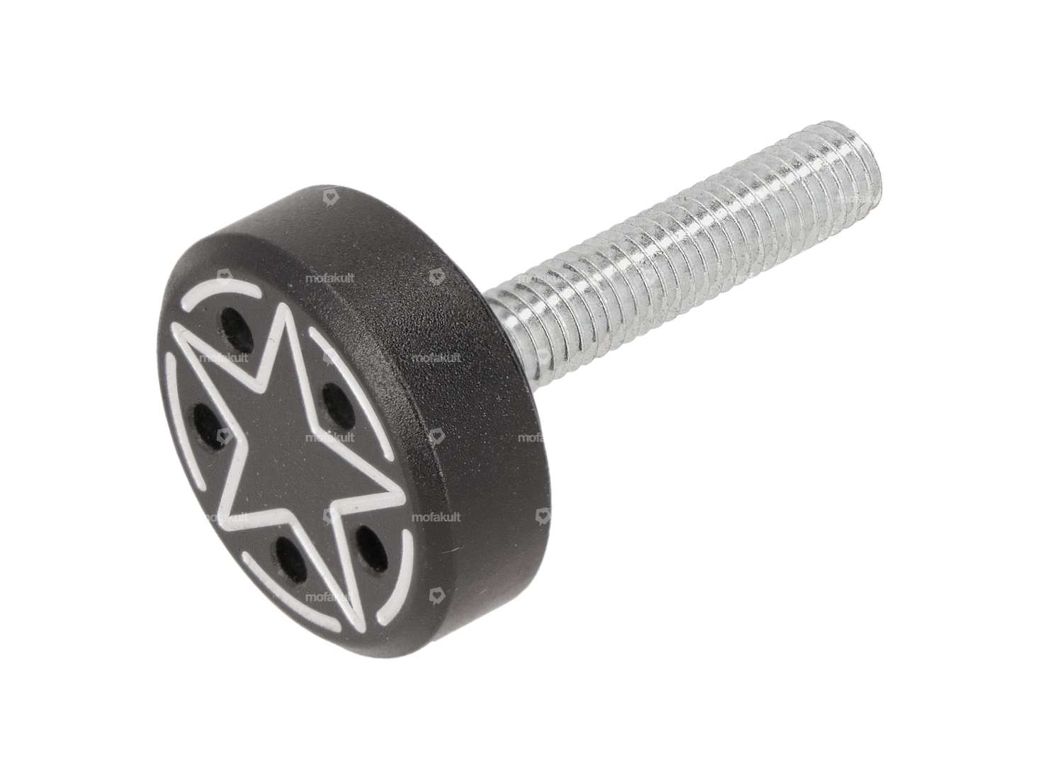 66HEROES Screw side protection 25 mm aluminum black Star Carousel Image 1