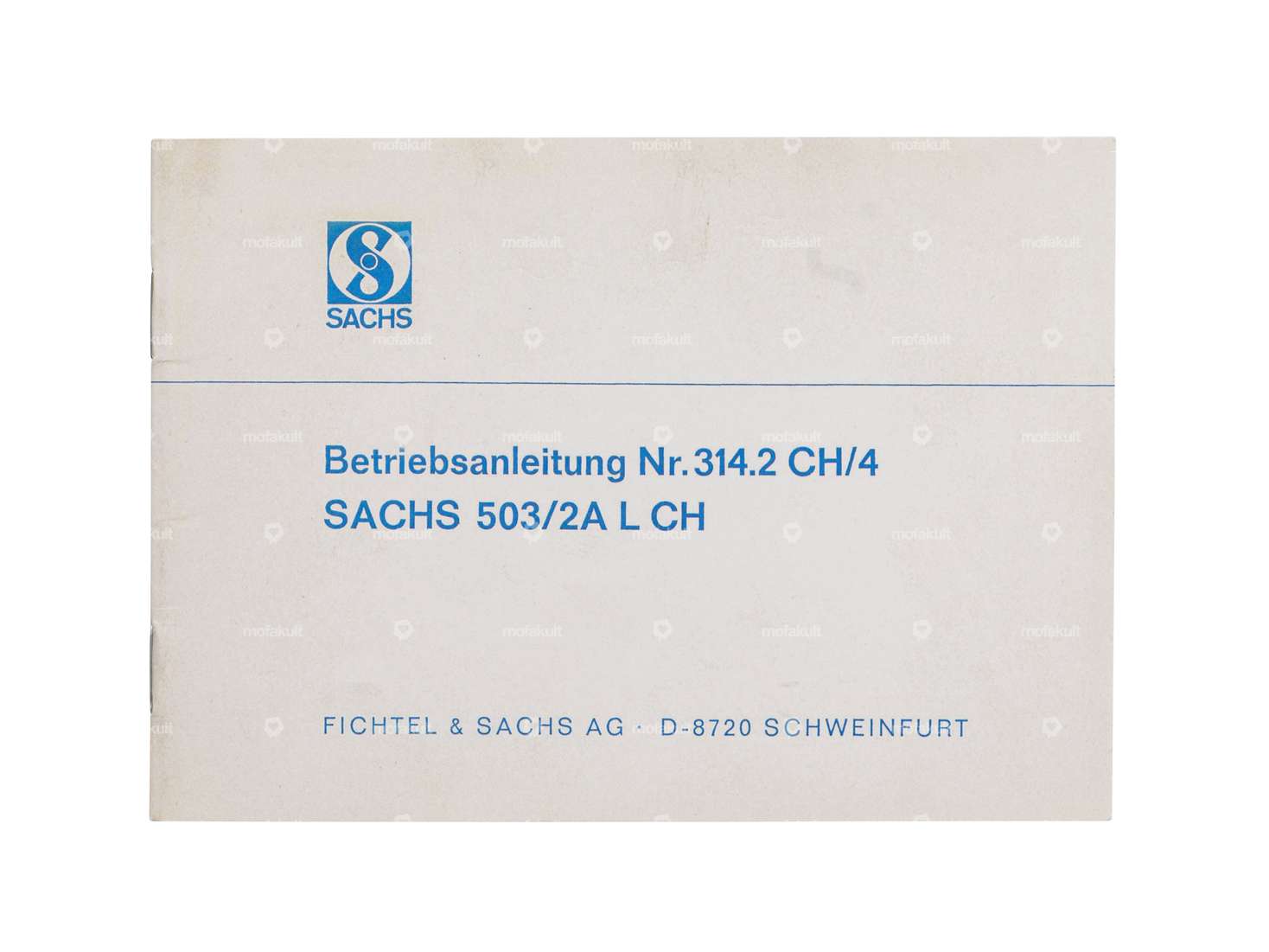 Betriebsanleitung | Sachs 503 2 AL (2-Gang Manuell) Carousel Image 1