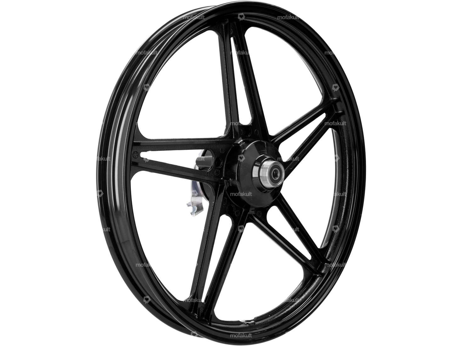 Felgensatz 17" Guss schwarz (5 Speichen) | Peugeot 103 Carousel Image 3