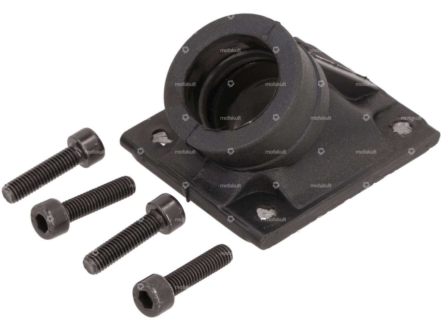 Polini CP intake manifold EVO REED side inlet | Piaggio Ciao, SI, Bravo, Grillo Carousel Image 1