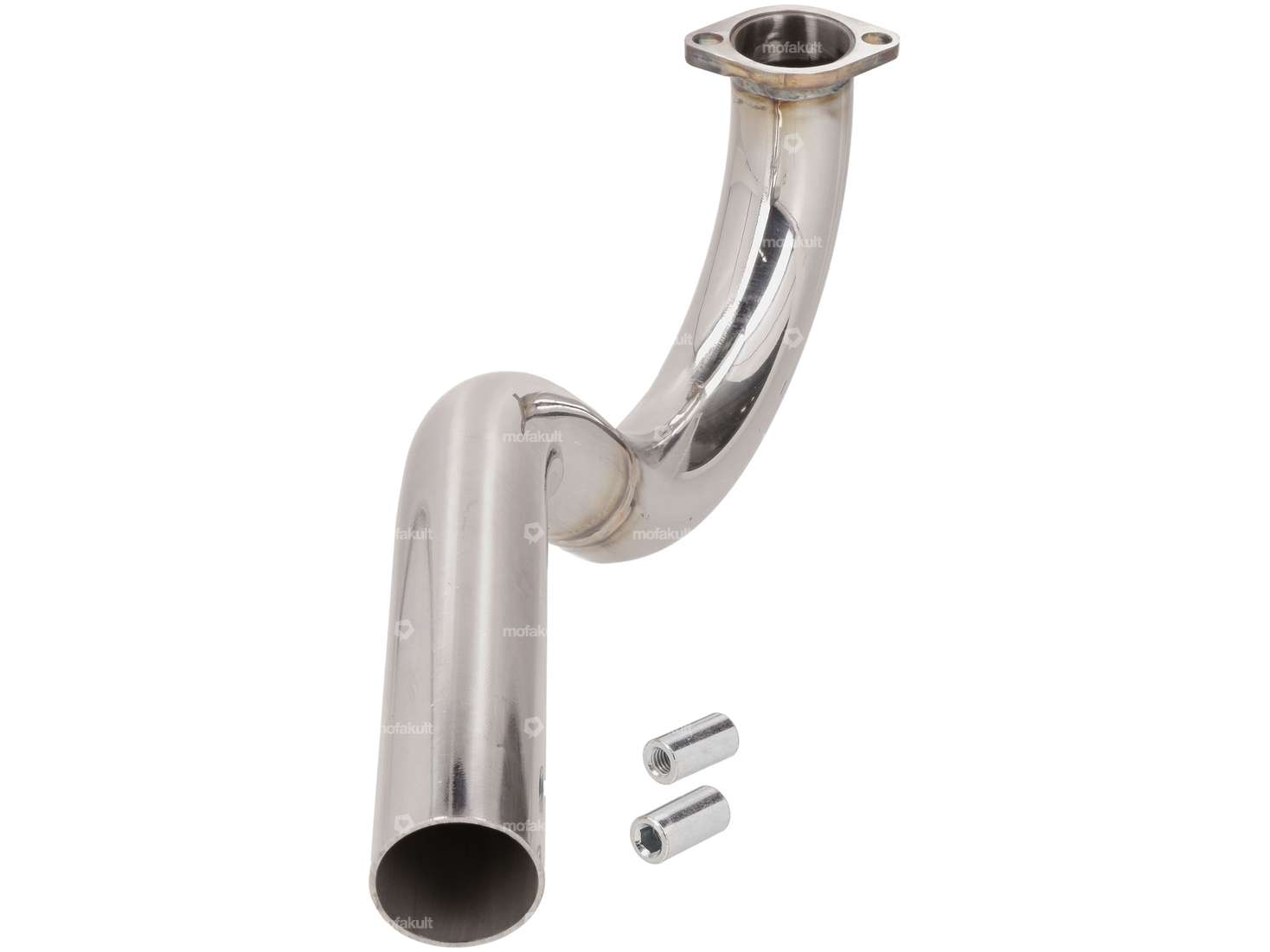 BAD ASS Auspuffkrümmer 32 mm Chrom | Puch E50, Z50 Carousel Image 2