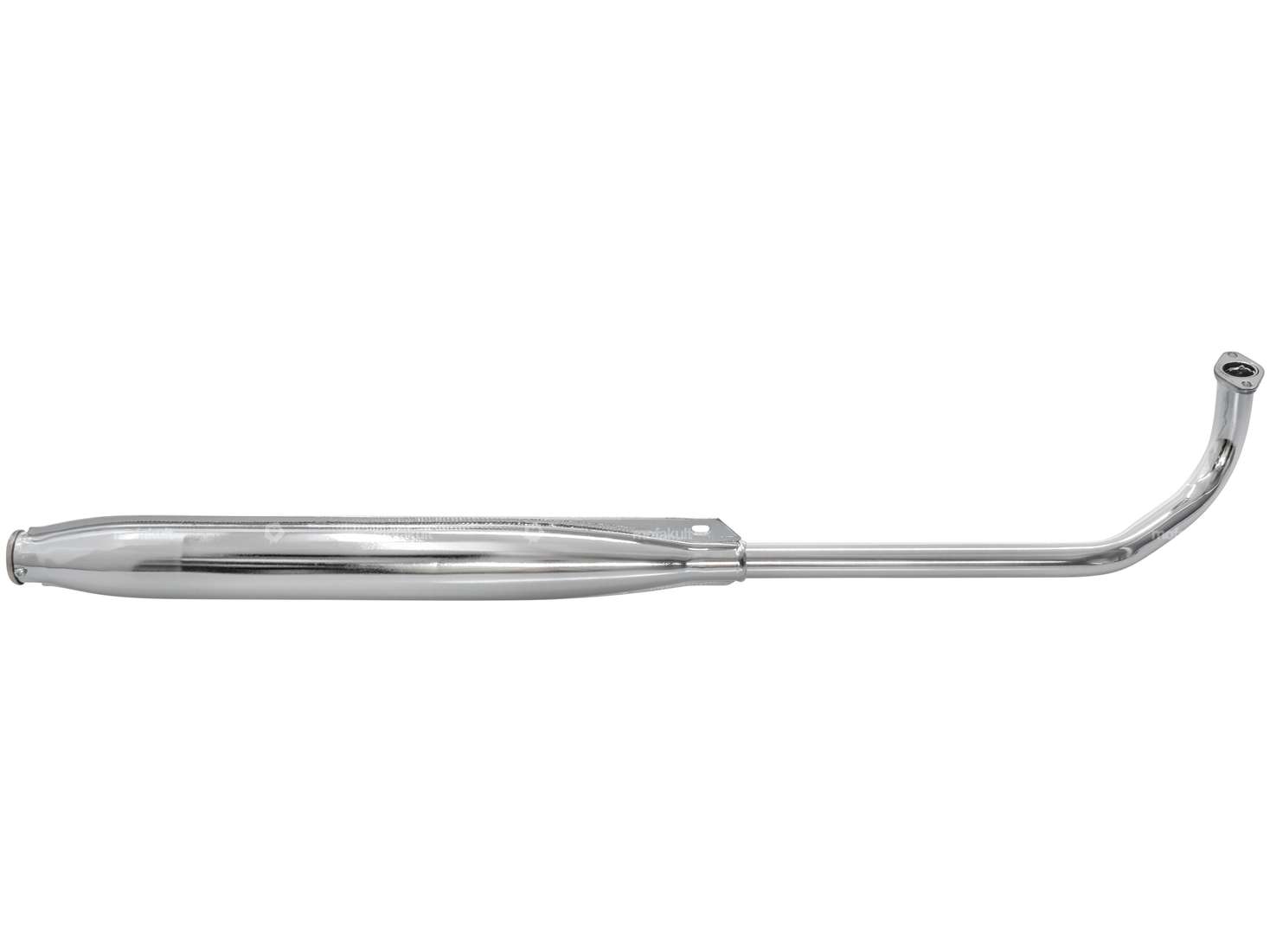 Auspuff 25 mm gerader Auslass Chrom | Tomos A3 Carousel Image 1