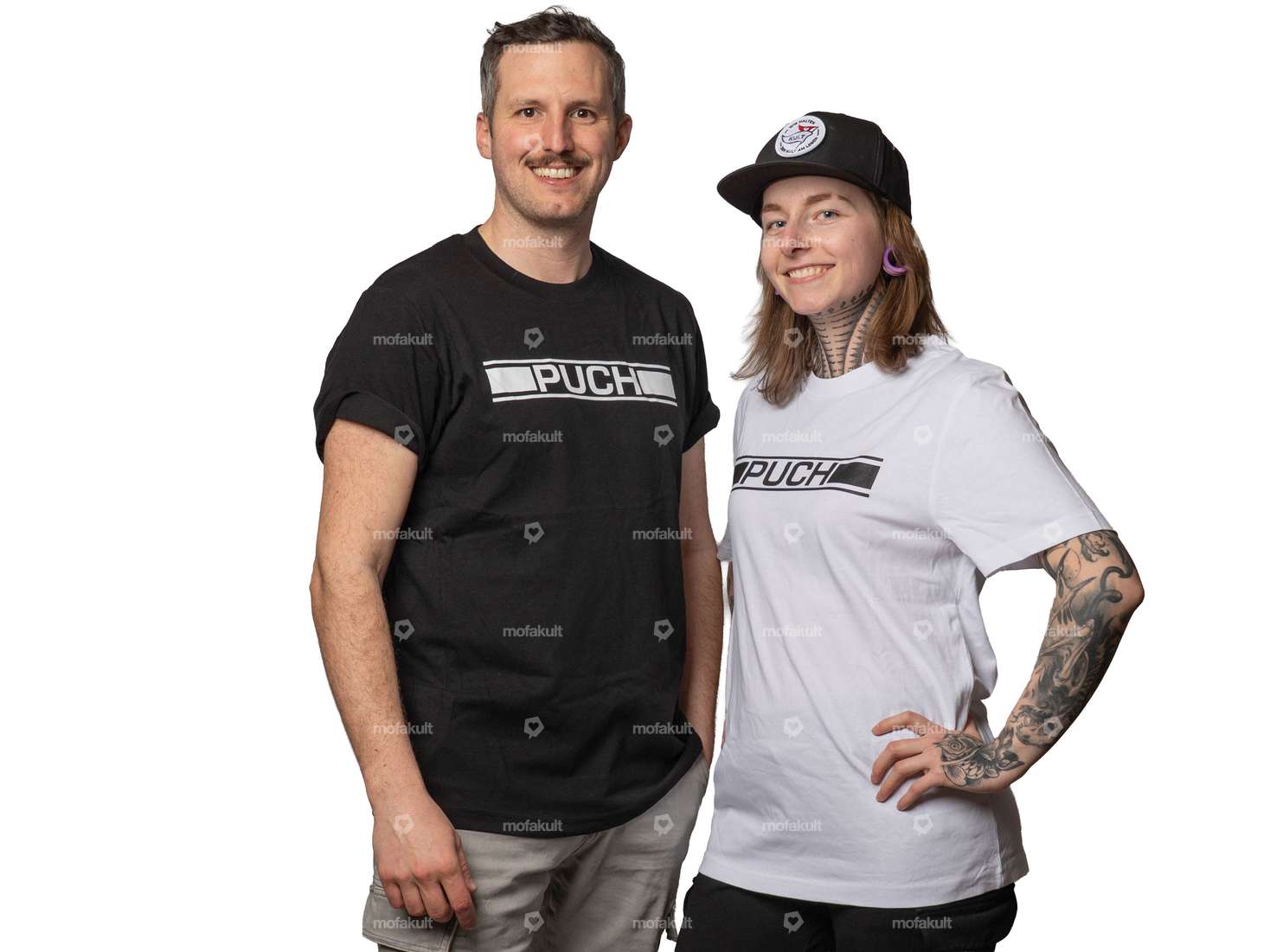 mk-Merch T-Shirt «PUCH» weiss Carousel Image 6