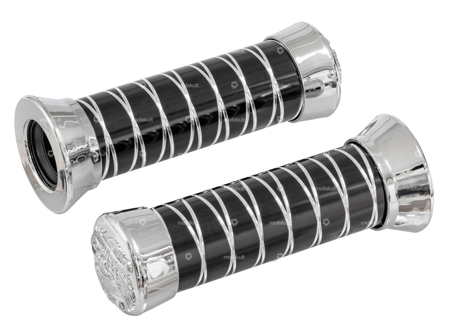 Griffe Aluminium Grooves schwarz Carousel Image 1