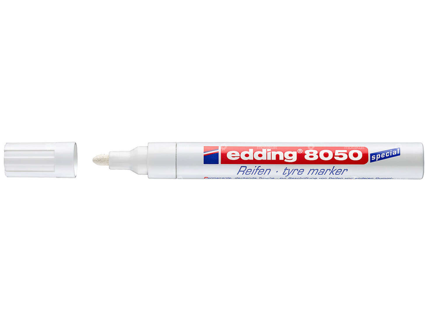 edding 8050 tire marker 2 - 4 mm white Carousel Image 1