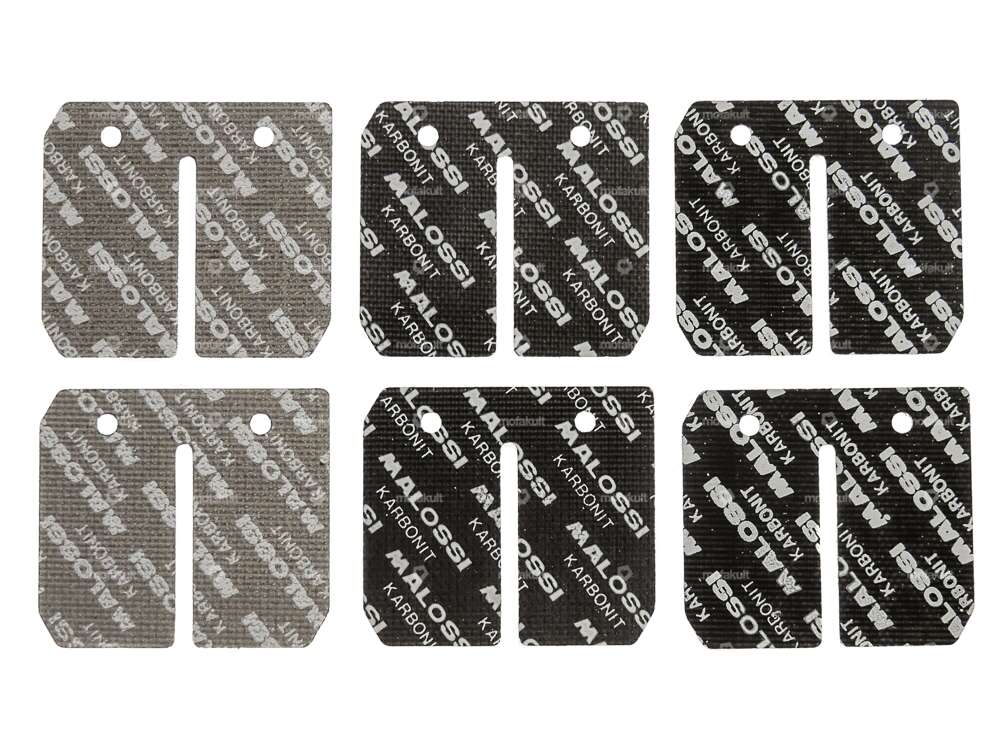 Malossi Membranplättchen Karbonit 0.3 / 0.35 / 0.4 mm VL6 Gilardoni italkit Carousel Image 1