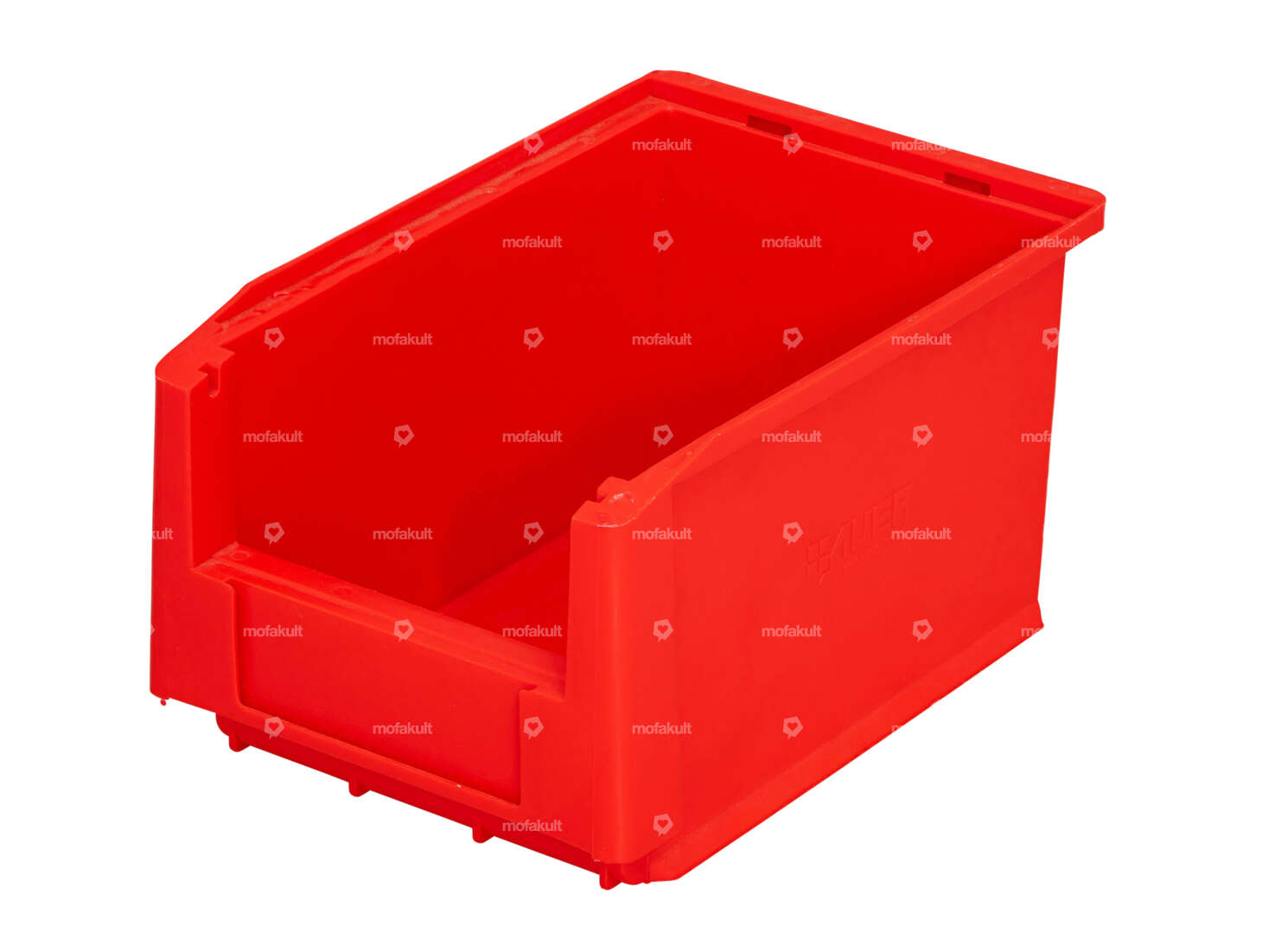 Storage box red 22x15x12.5 cm (used) Carousel Image 1