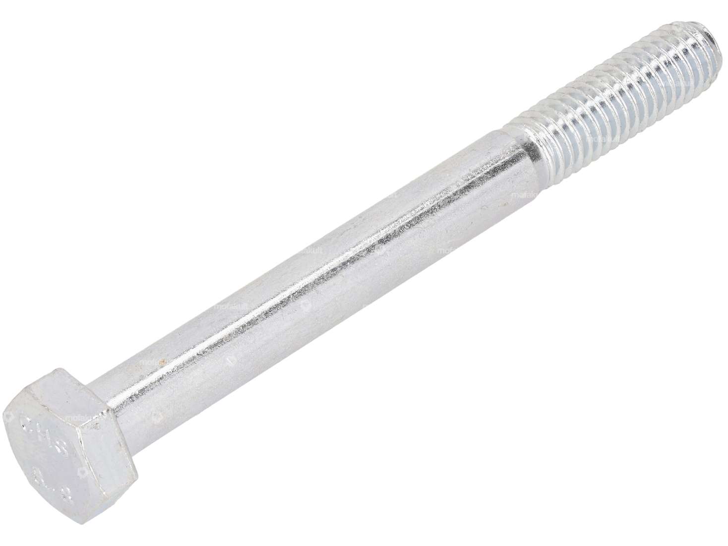 M8x80 hexagon head screw with galvanized shank Carousel Image 1