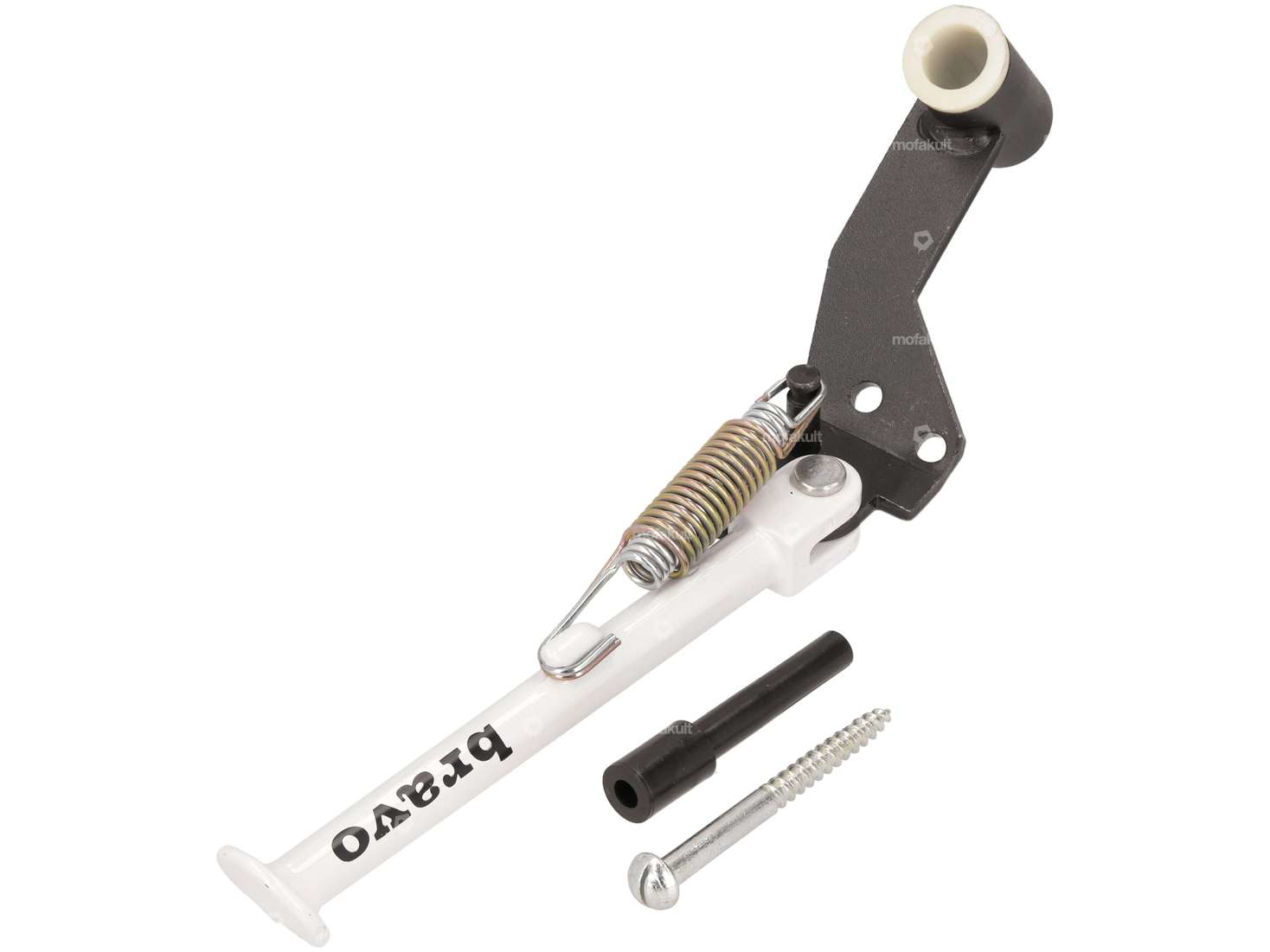 Buzzetti side stand "bravo" white NOS | Piaggio Bravo, SUPERbravo Carousel Image 1