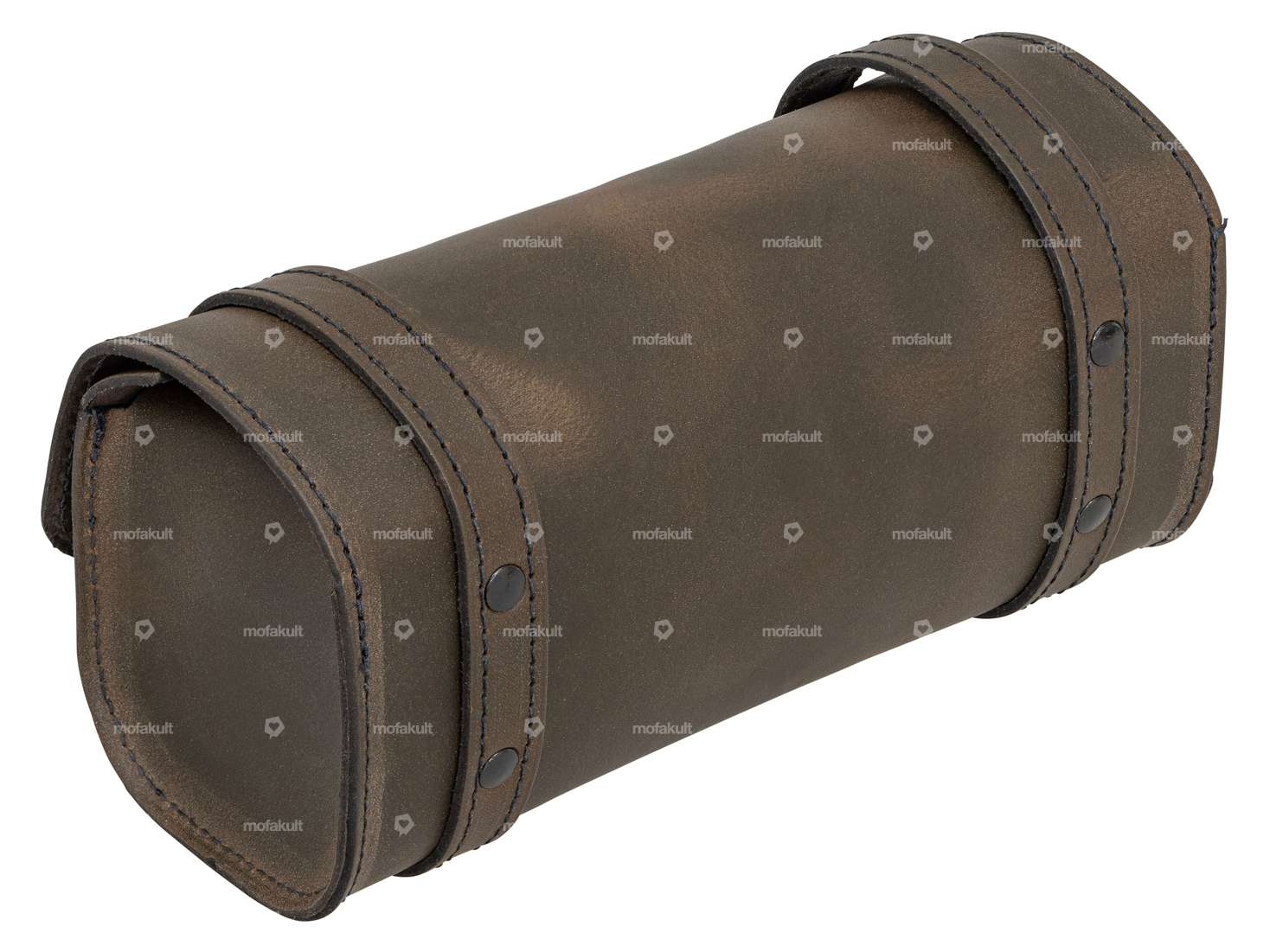 Satteltasche «Square» braun Echtleder Carousel Image 2