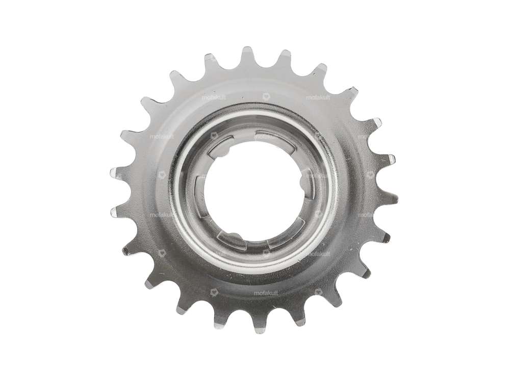 Cranked sprocket 22 teeth chrome Carousel Image 2