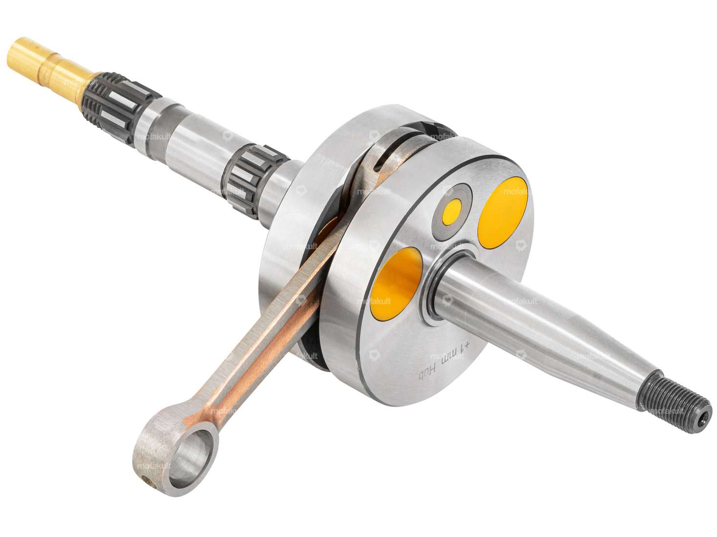 swiing® ingenious Kurbelwelle «High End» (+1 mm Hub) 10.2 mm Zapfen | Puch ZA50 Carousel Image 2