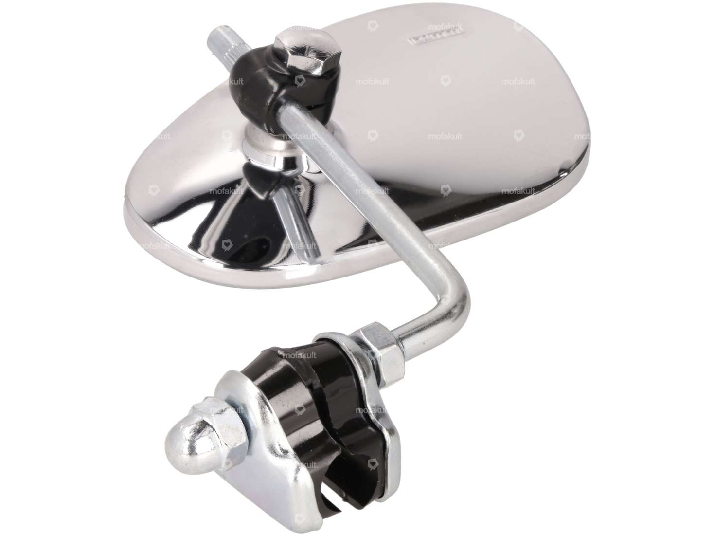 Bumm Spiegel oval links Klemmvariante Chrom Carousel Image 3