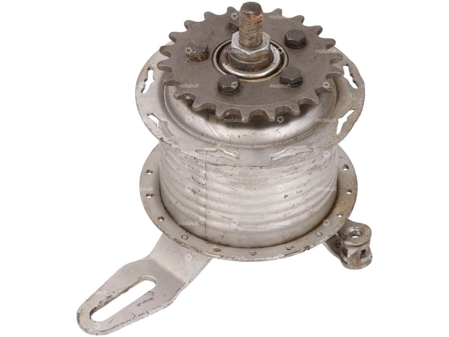 Radnabe Hinterrad Stangenbremse (mit starken Beschädigungen) breite Ausf. (DE-Version) NOS Carousel Image 2