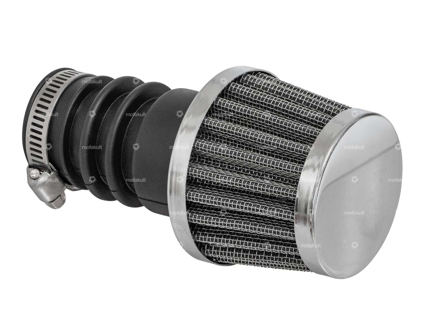 GPO mushroom air filter grille chrome 28 - 32 mm Carousel Image 2