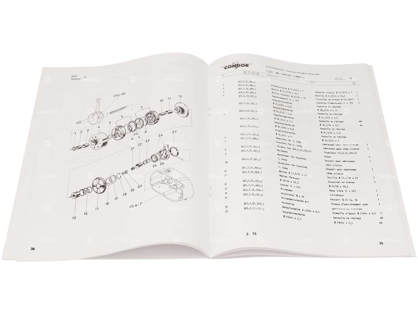 Ersatzteilkatalog | Condor PTT Typ 420 Kleinmotorrad Carousel Image 3