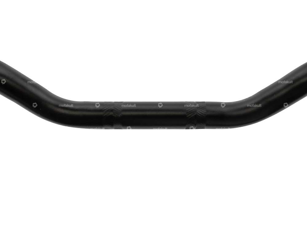 Handlebar fork plate 6 cm deep curved black Carousel Image 3