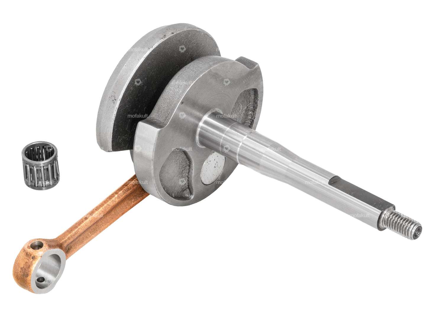 Mazzucchelli Kurbelwelle «Original» 12 mm KoBo | Piaggio Ciao, SI, Bravo, Boxer Carousel Image 1