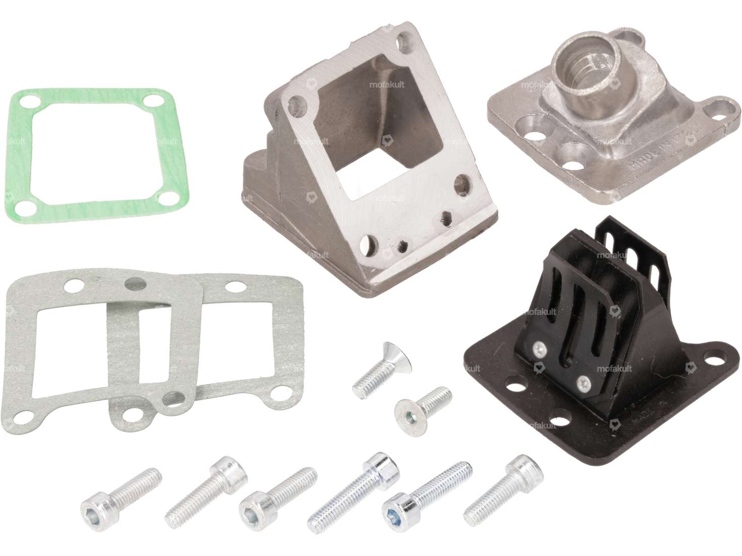 Malossi intake system 4-folding diaphragm (SHA carburetor) Carousel Image 1