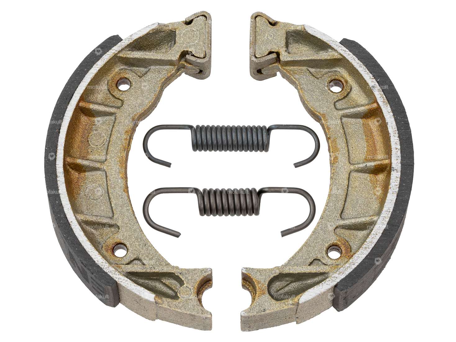 NewFren brake shoes Ø 105 x 20 cast wheel front | Piaggio Ciao, SI, Bravo Carousel Image 1
