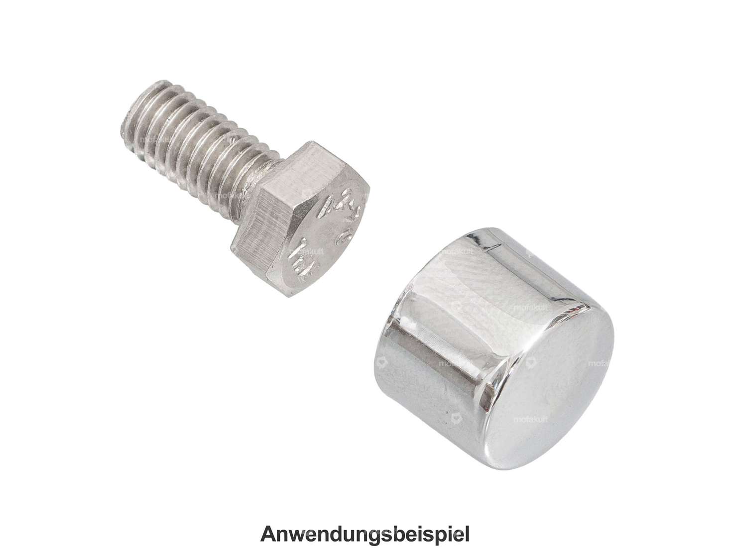 Abdeckung Aussensechskant-Kopf 15mm Chrom Carousel Image 3