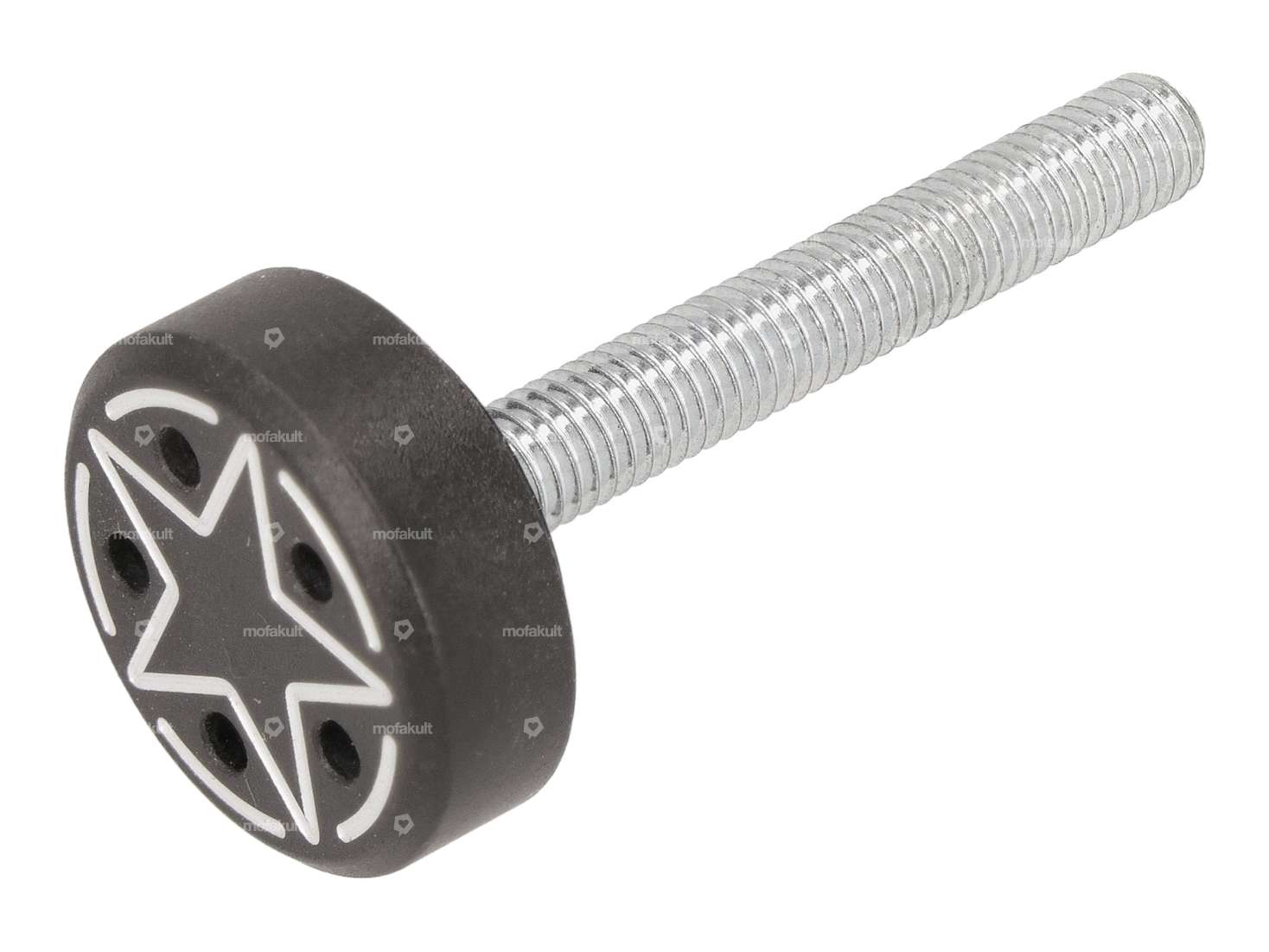 66HEROES Schraube Seitenschutz 35 mm Alu schwarz Star Carousel Image 1