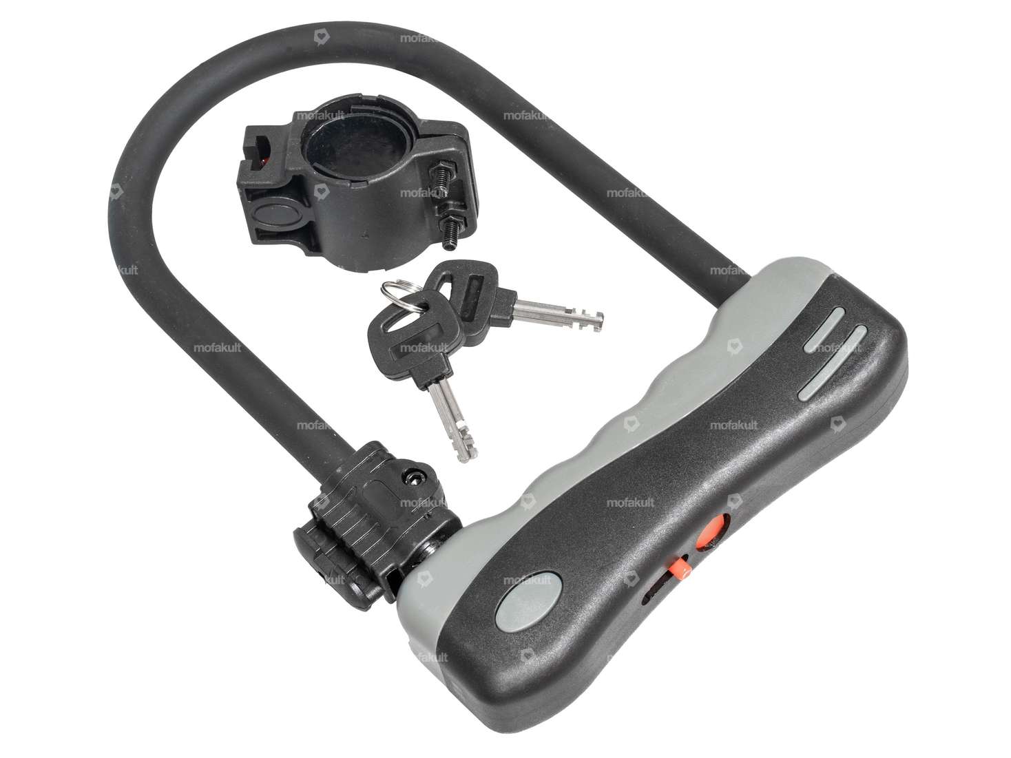 WAG shackle lock wide solid with bracket Carousel Image 1