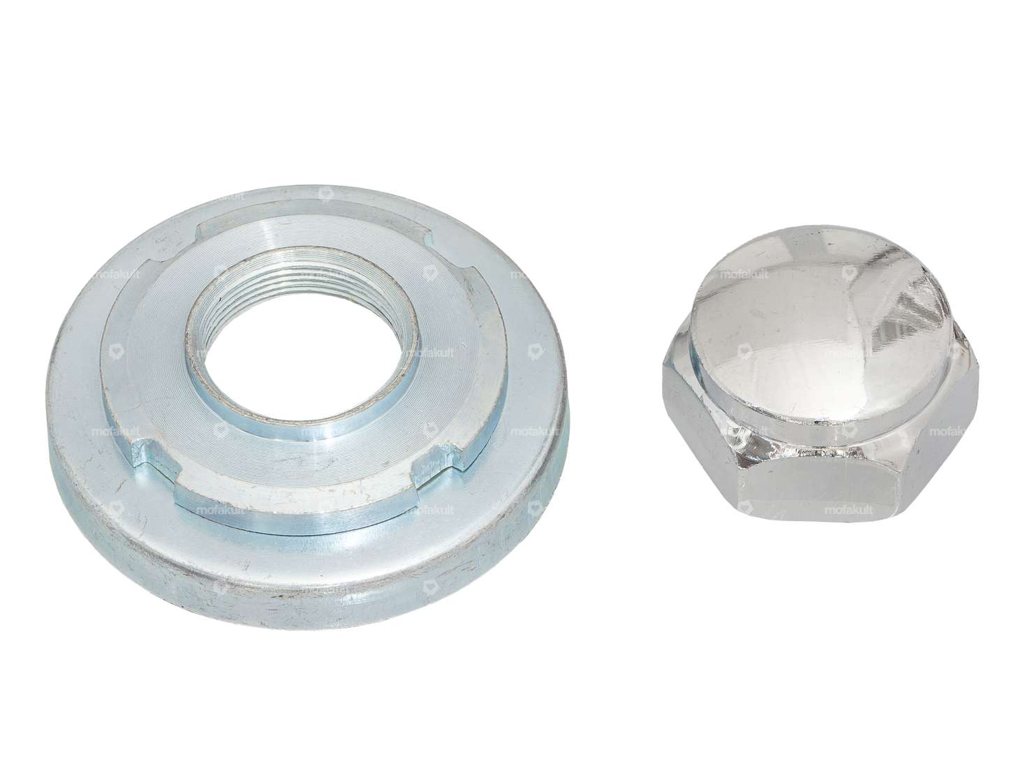 End nut & adjusting nut M22x1 steering head bearing cross fork Carousel Image 1