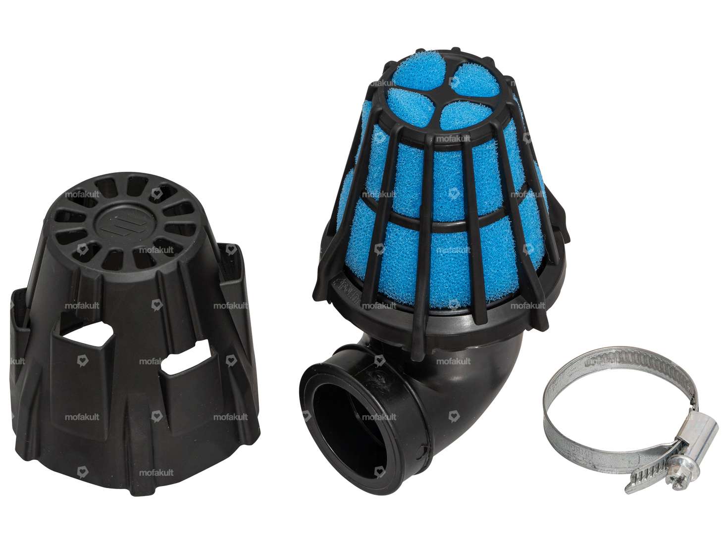 Polini air filter 90° Air Box Ø 32 mm Carousel Image 1